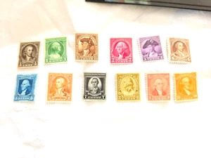 Briefmarkensatz Washington Centennial 1932.  postfrisch.  Original Kleber.  Premium Zentur. - Bild 1 von 5