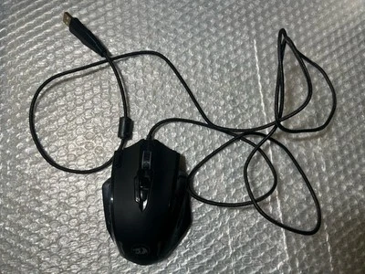 Redragon M908 Impact Laser Gaming Mouse with Side Buttons Wired USB Black - Image 1 of 4