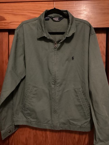 Giacca bomber vintage anni 90 Polo Ralph Lauren Harrington Coach taglia L