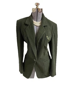 Escada Blazer Size 36 Or 8 Made In West Germany Vintage Angora Wool Super Soft - Picture 1 of 24