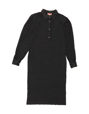 Vestido camisero para mujer LAURA BIAGIOTTI IT 44 mediano azul marino manchado Q208 Foto 1 de 3