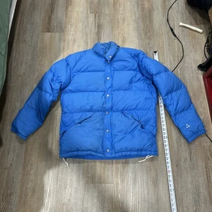 Vintage Gerry Jacket Mens XL Blue Down Insulated 70s Puffer Coat Made In USA - Picture 1 of 23