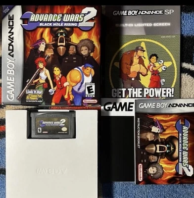 Advance Wars 2: Black Hole Rising GBA Nintendo Gameboy Advance, 2003 CIB Tested - Image 1 of 4