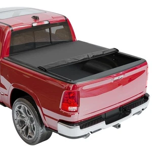 5.7Ft Roll Up Truck Bed Tonneau Cover For 2009-23 Dodge Ram 1500 19-23 Classic - Picture 1 of 7
