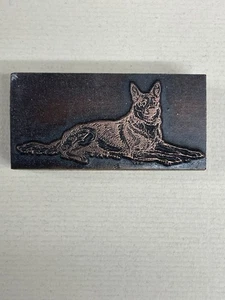 Dogs, Print Blocks, Alsatian, SMALL SIZE!! 1/2" x 1 " - Picture 1 of 5