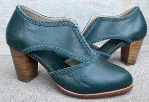 Elf Spirit Walker Damenschuhe 8 Stiefeletten mit Absatz – smaragdgrün 185 $ - Bild 1 von 12