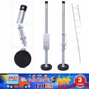 1 Pair Ladder Leveler Height Adjustable Extension Ladder Leg Ground Leveler New - Picture 1 of 21