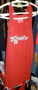 VINTAGE CHASE #14 LADIES SPEED TANK TOP TEE SHIRT RED TONY STEWART SMALL NWT - Picture 1 of 2