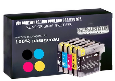 5 Patronen kompatibel für Brother DCP195C MFC5890CN 490CW DCP145C DCP165C   - Bild 1 von 4