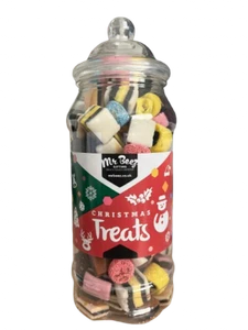 Regaliz Allsorts Golosinas de Navidad 650gm Tarros de Novedad - Imagen 1 de 3