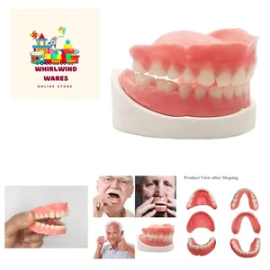 Protesi fai da te set completo di denti finti superiori e inferiori per migliorare il sorriso - Foto 1 di 7