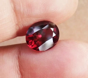 9.5x8mm 2.55ct. Oval Red Ruby EXCELLENT CUT, GREAT FIRE AAA+++ - Picture 1 of 9