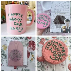 Happee Birthdae Harry Potter Geburtstag Tortenbeutel Becher Sammlung Geburtstagsgeschenk - Bild 1 von 32