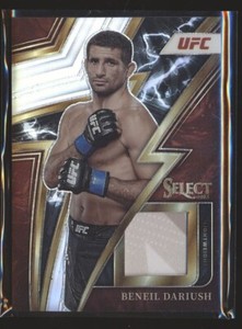 2023 SELECT UFC HOLO SILVER SPARKS FIGHTER WORN RELIC BENEIL DARIUSH