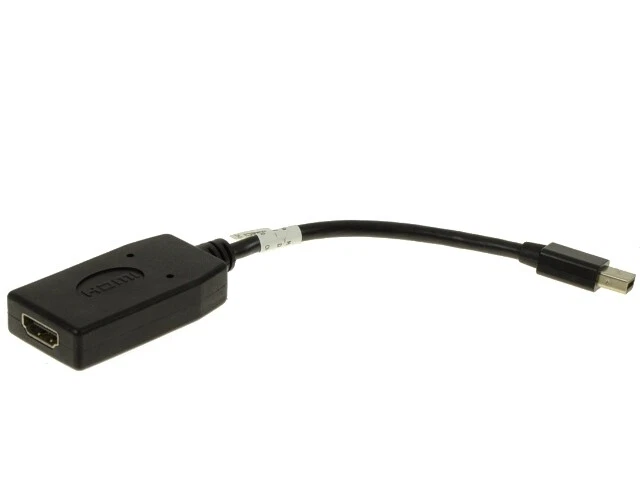 New Dell Mini DisplayPort (Male) to HDMI (Female) Dongle Adapter Cable 55PJV - Image 1 of 1