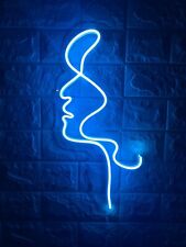 Line Art Neon Wall Decor, Line Art, Minimalist Wall Decor, Woman Wall Decor for sale