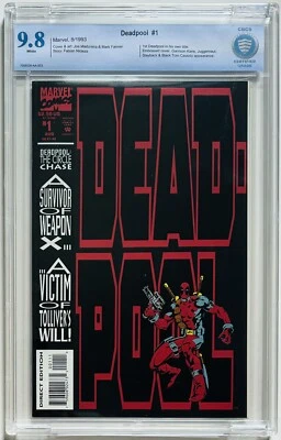 Deadpool #1 & #2 (1993) CBCS 9.8 1st solo comic The Circle Chase (Not CGC) - Image 1 of 4
