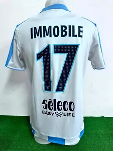 MAGLIA LAZIO IMMOBILE MATCH WORN UNWASHED SHIRT JERSEY VINTAGE COA 2017/2018 - Imagen 1 de 8