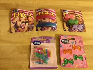 5 Vintage (1999/2001/2002) Girls Goody Hair Accessories (new)  - Picture 1 of 2