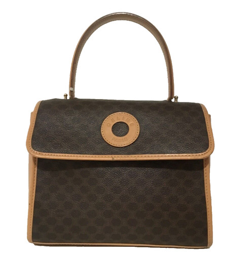 Borsa Celine Macadam piccola cinque scomparti manico superiore vintage