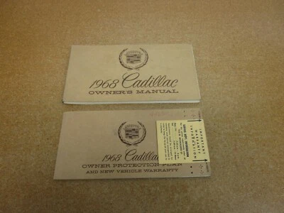 1968 Cadillac Deville Fleetwood Calais Eldorado owners manual ORIGINAL  - Image 1 of 4