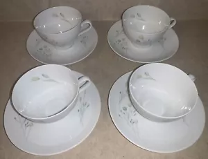 Eschenbach Cup & Saucer Bavaria Germany Tulip Design 8 pc - Picture 1 of 8