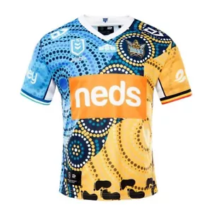 Gold Coast Titans Indigenous Jersey XL - 5XL, Ladies & Kids NRL Dynasty 21 - Picture 1 of 6