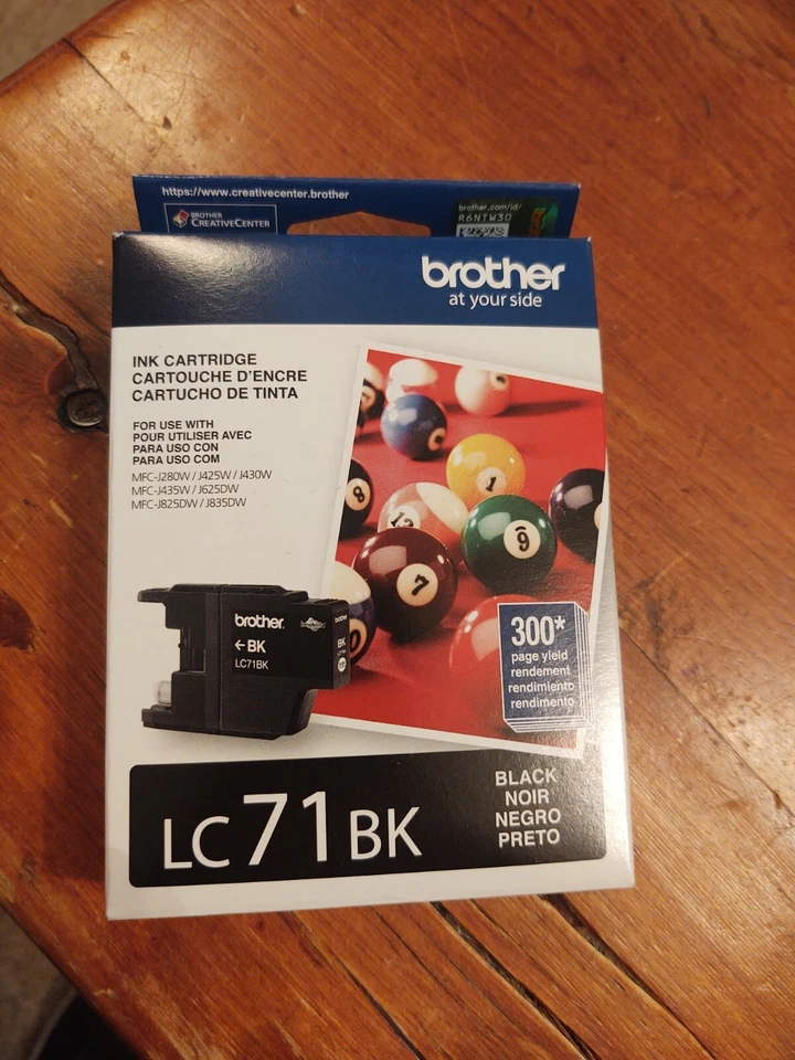 BROTHER LC-71Bk Black Ink 300p *