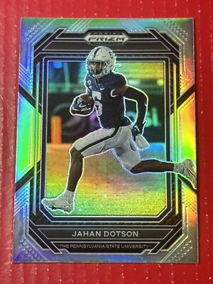 2023 Panini Prizm Draft Picks Silver Prizm #103 Jahan Dotson Rookie RC Eagles WR - Image 1 of 4