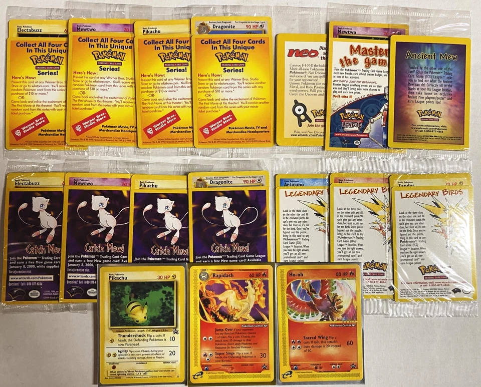 ORIGINAL Wizard of the Coast Black Star PROMOS - Pick Your WOTC Pokemon Card! - Image 1 of 1