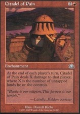 1x Citadel of Pain Moderate Play, English Prophecy MTG Magic