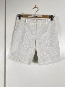 Diane von Fürstenberg DVF Belize Damen-Ösenshorts 2 weißes Seidenfutter - Bild 1 von 11