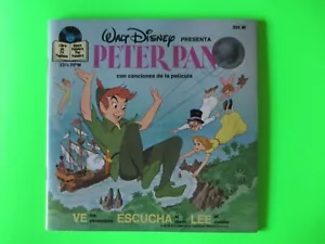 PETER PAN 7" 45 RARE SPANISH PRESS PIC SLEEVE DISNEY LATIN - Picture 1 of 2