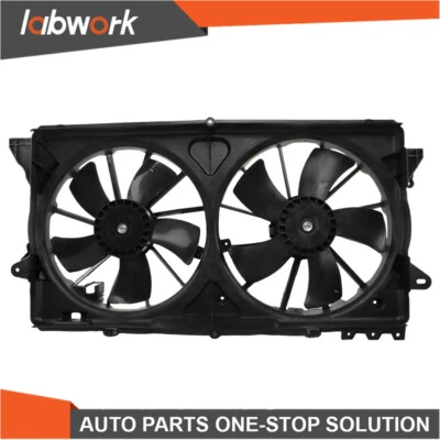 Conjunto de ventilador de refrigeración del radiador de laboratorio con cubierta para Ford F-150 2010-2013 2014 Foto 1 de 4