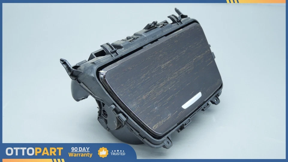 BMW 650I F06 F12 F13 2012-2018 consola central portavasos madera de álamo grano fabricante de equipos originales Foto 1 de 4