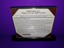 World Family Tree Vol 1 & 2 Pre-1600-Present/Social Security Death Index USA