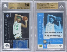 2004-05 Upper Deck Black Diamond Delonte West #170 BGS 9.5 GEM MINT Rookie RC