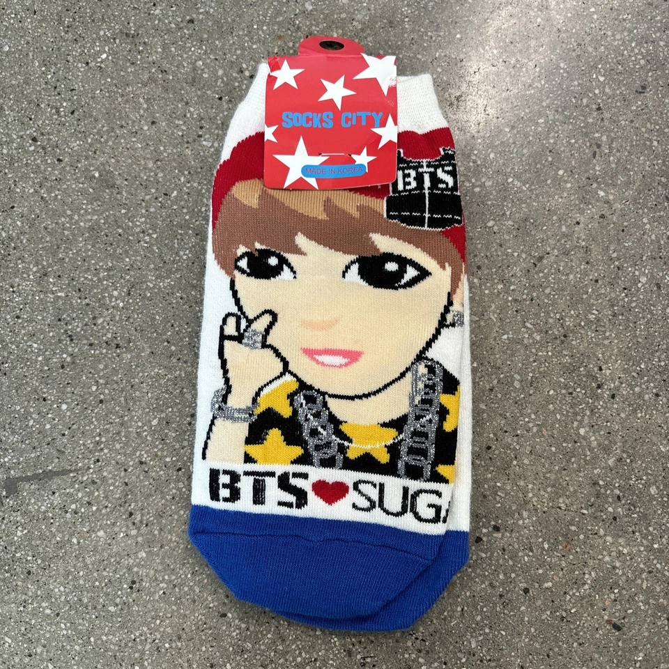 BTS Suga socks made in Korea 23 -25 cm  NWT - Image 1 of 4