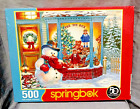 Springbok 500 Piece Jigsaw Puzzle 'Frosty's Toy Box' Christmas Snowman - SEALED
