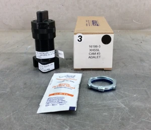 NEW ADALET XHSSL-CAM3 SELECTOR SWITCH 3POS SPRING RETURNED TO CENTER FROM LEFT - Picture 1 of 5