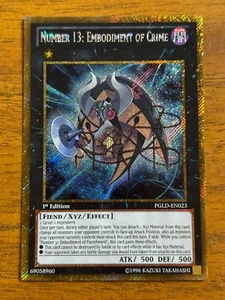 Número 13: Encarnación del crimen - YuGiOh TCG - PGLD-EN023 - Imagen 1 de 2
