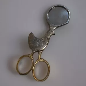Vintage Eieraufsatz oder Eierschere in Form von Huhn Hoffritz Made in Germany - Bild 1 von 6