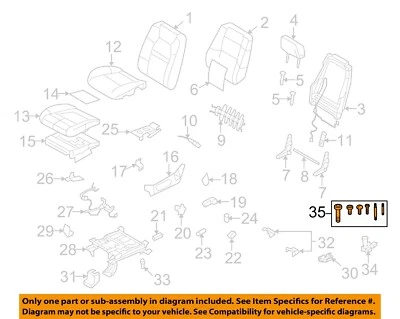 Asientos deportivos Ford OEM 07-10 Explorer Trac pistas 3L2Z78600A58AA Foto 1 de 2