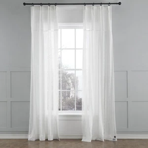 Hansure Lacen lace curtain drape - white - Picture 1 of 8