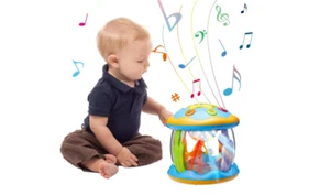 Baby Toys 6 to 12 Months Musical Infant Toy 12-18 Months Ocean Rotating Learning - Picture 1 of 8