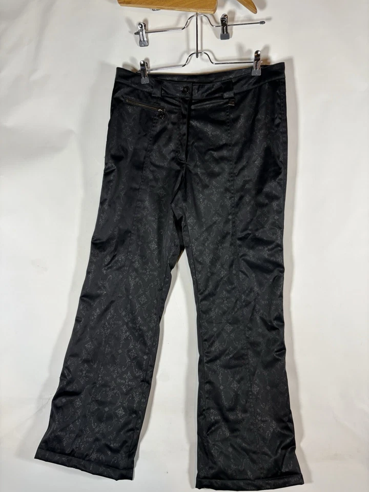 Niles Sportswear Black Patterned Professional Men's Pants Size 35x30  - Image 1 of 4