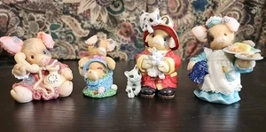 Lote De Colección De 4 Estatuillas This Little Piggy de Enesco 1994-95-96 (Registradas) - Imagen 1 de 9