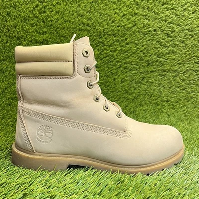 Timberland Linden Woods 6" Womens Size 8.5W Light Taupe Outdoor Leather Boots - Image 1 of 4