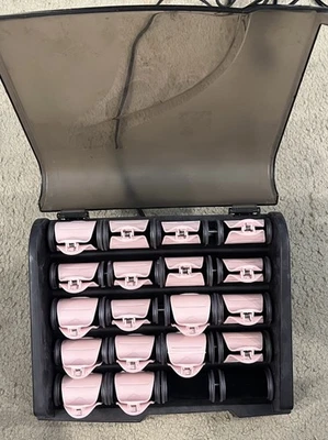 Rizadores de pelo Remington T Studio H9000 Hot Rollers cerámica térmica perla 18 clips Foto 1 de 4