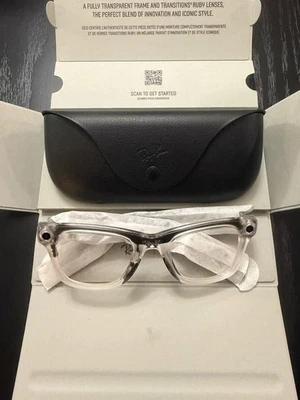 Ray-Ban Meta Gen 2 Edición Limitada Mate Transparente Transparente/Rubí RW4012 Foto 1 de 4